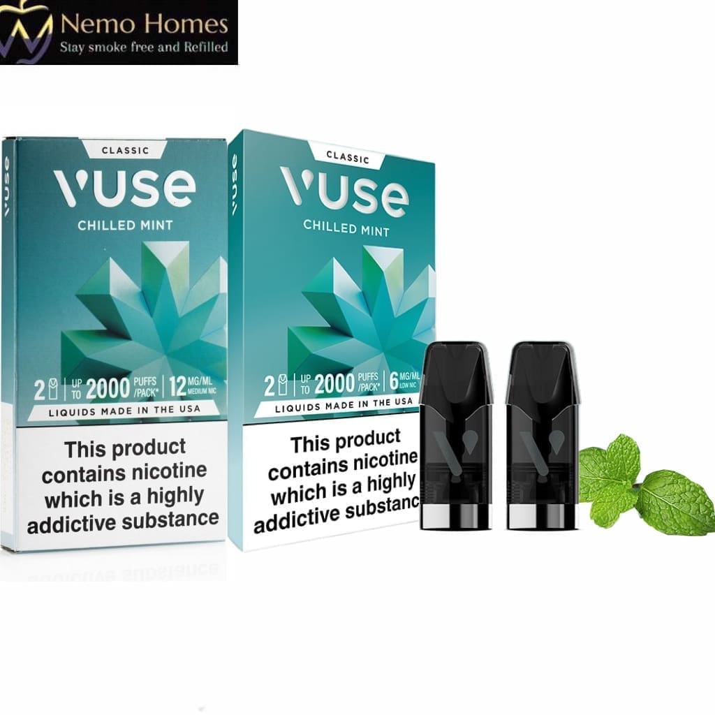 Buy Vuse Chilled Mint ePods | 6mg | 10mg | 20mg - Free UK Next Day Delivery (no minimum spend)