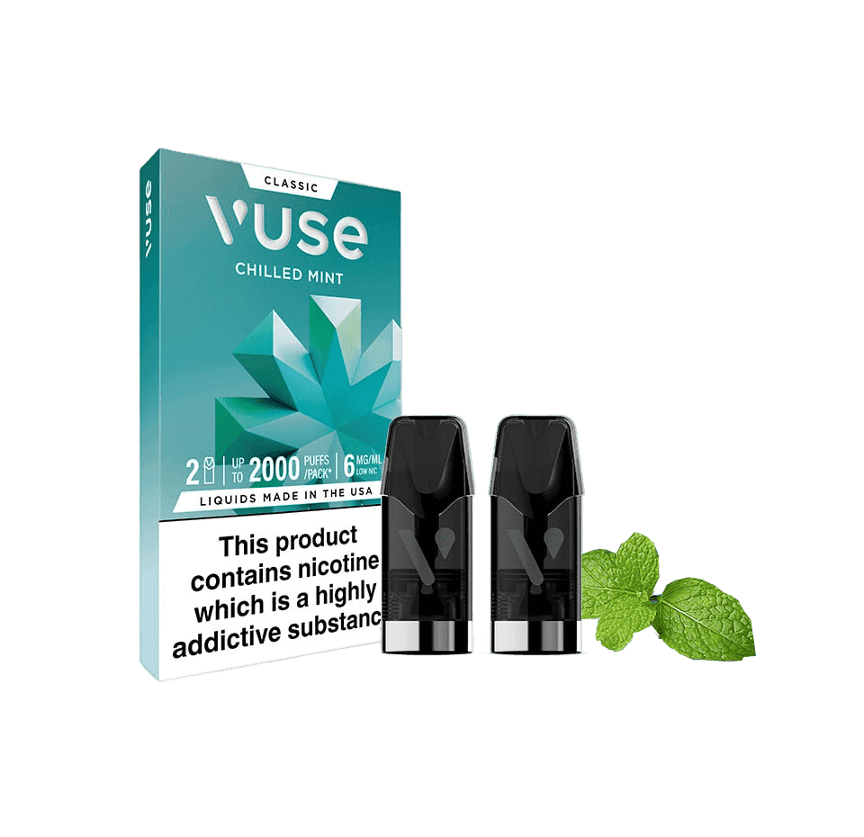 Buy Vuse Chilled Mint ePods | 6mg | 10mg | 20mg - Free UK Next Day Delivery (no minimum spend)
