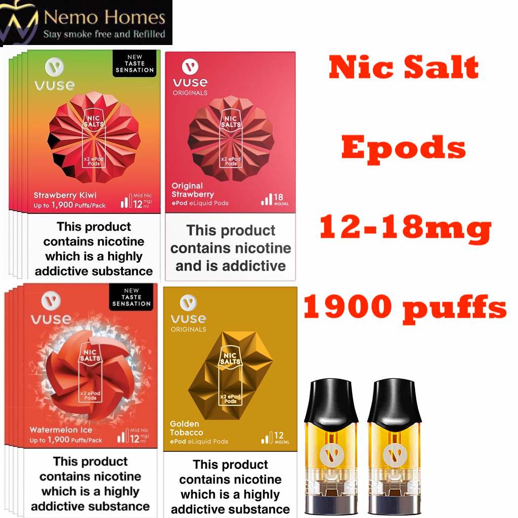 Buy Vuse Epod Nic Salt Pro Pods epod - Free UK Next Day Delivery (no minimum spend)