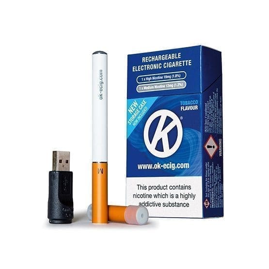 Buy Ok Vape Tobacco and Menthol Refills -20 Pack Cartomizer - Free UK Next Day Delivery (no minimum spend)