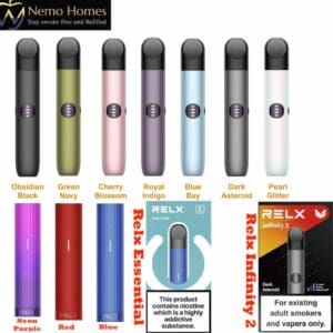 Buy Relx Infinity 2 and Relx Essential - Free UK Next Day Delivery (no minimum spend)