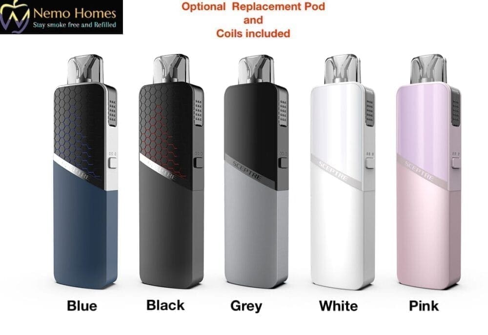 Buy Innokin Sceptre Vape Pod Kit + Pod and Coils - Free UK Next Day Delivery (no minimum spend)