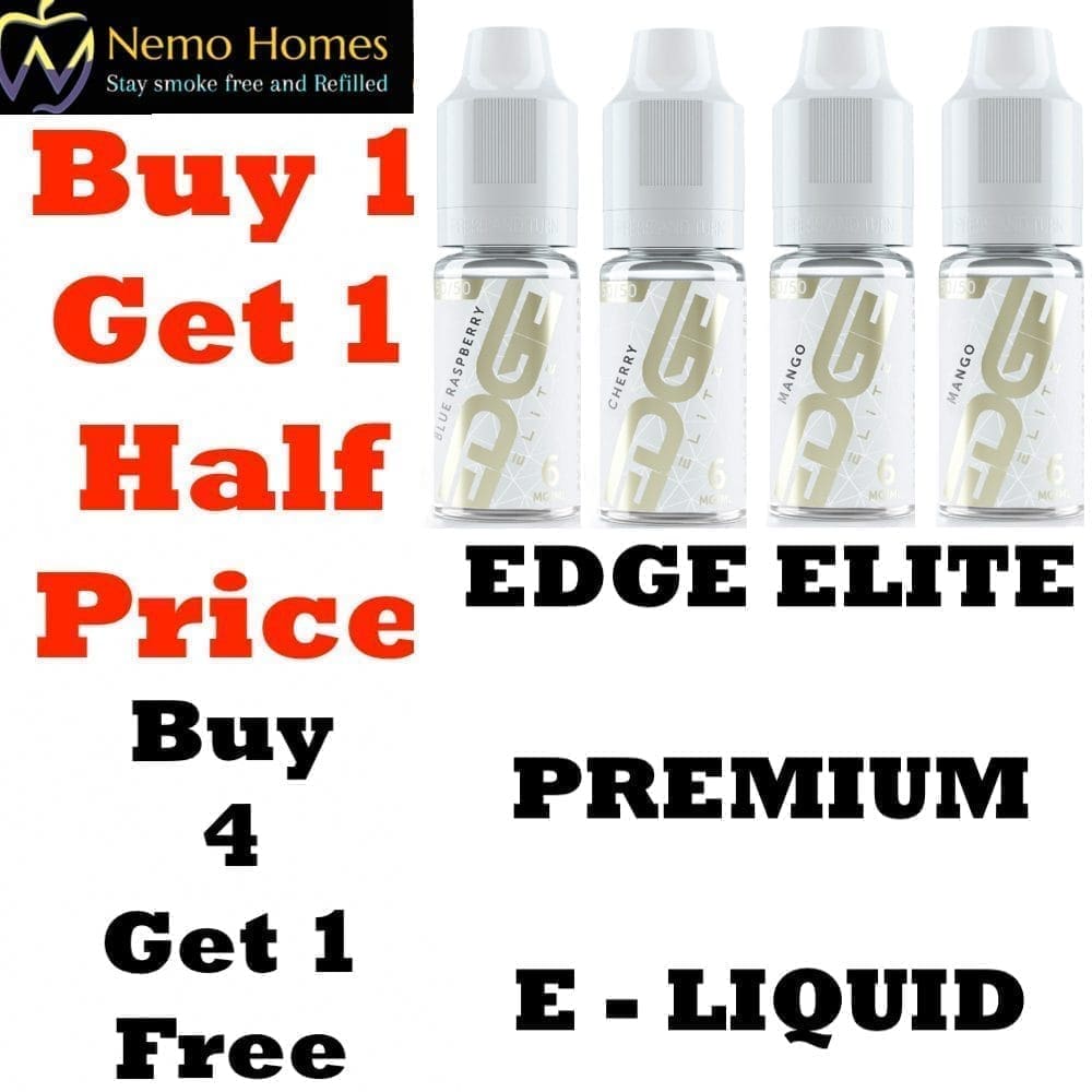 Buy EDGE ELITE Premium 10ml E Liquid - Free UK Next Day Delivery (no minimum spend)