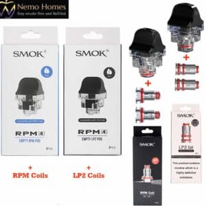 Buy Smok RPM4 Pod | LP2 Pod and Coils - Free UK Next Day Delivery (no minimum spend)