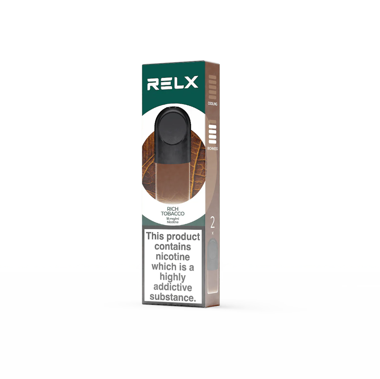 Buy Relx Tobacco Flavour Cotton Pods Cotton - Free UK Next Day Delivery (no minimum spend)