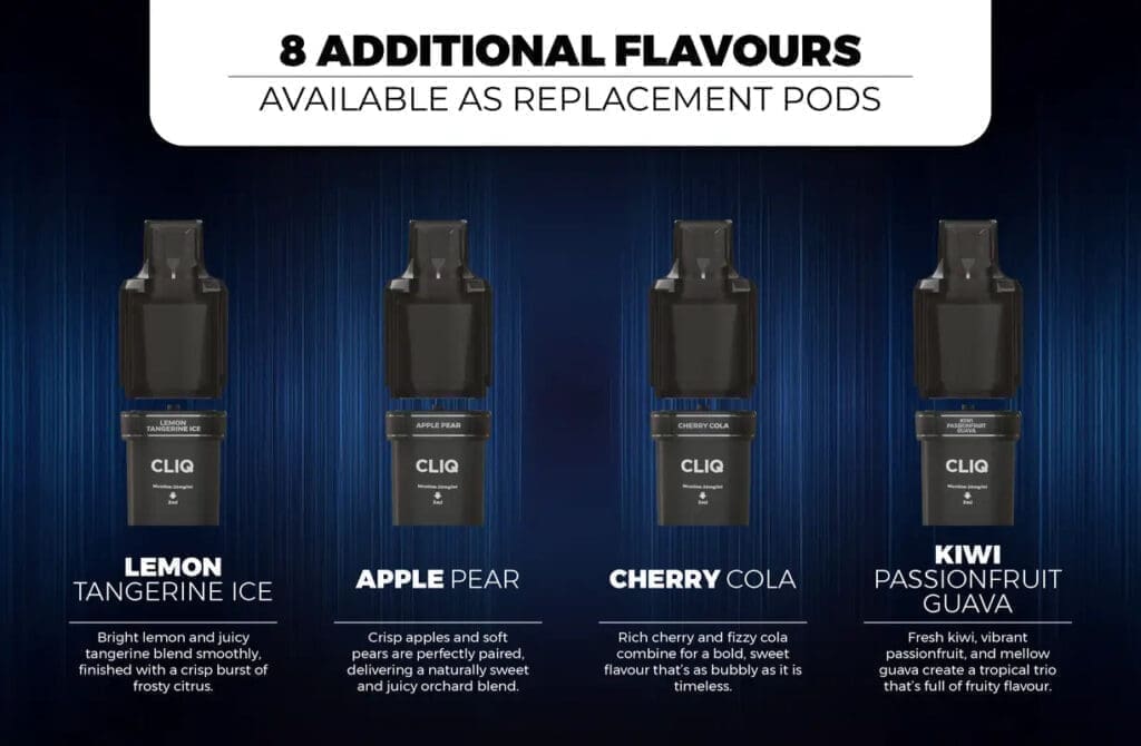 Buy Avomi Cliq Prefilled Vape Pod Replacement - Free UK Next Day Delivery (no minimum spend)