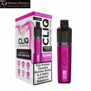 Buy Avomi Cliq 6000 Puffs Prefilled Vape Kit - Free UK Next Day Delivery (no minimum spend)