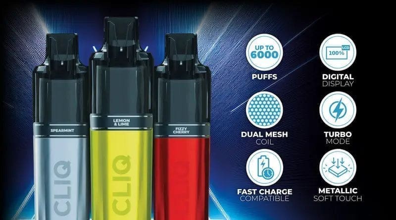 Buy Avomi Cliq 6000 Puffs Prefilled Vape Kit - Free UK Next Day Delivery (no minimum spend)