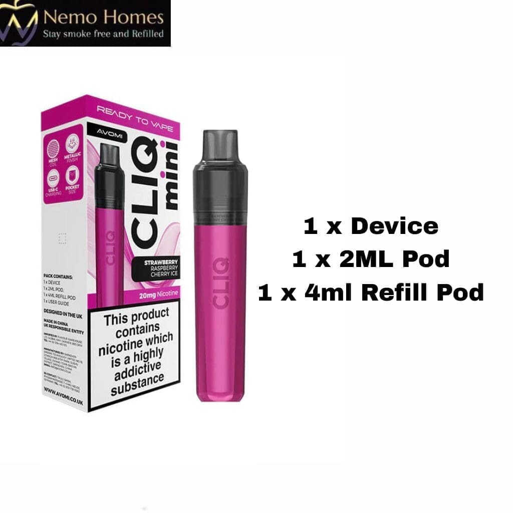Buy Avomi CLIQ Mini Prefilled Pod Kit - Free UK Next Day Delivery (no minimum spend)