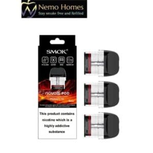 Buy SMOK Novo 5 Replacement Pods – 3PK - Free UK Next Day Delivery (no minimum spend)