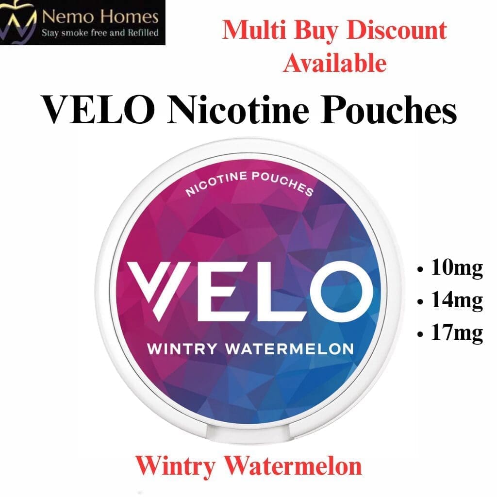 Buy VELO Nicotine Pouches – Wintry Watermelon - Free UK Next Day Delivery (no minimum spend)