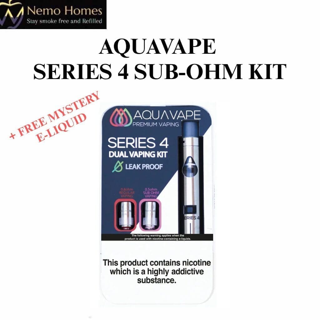 Buy Aquavape Series 4 Sub Ohm Vape Pen - Free UK Next Day Delivery (no minimum spend)