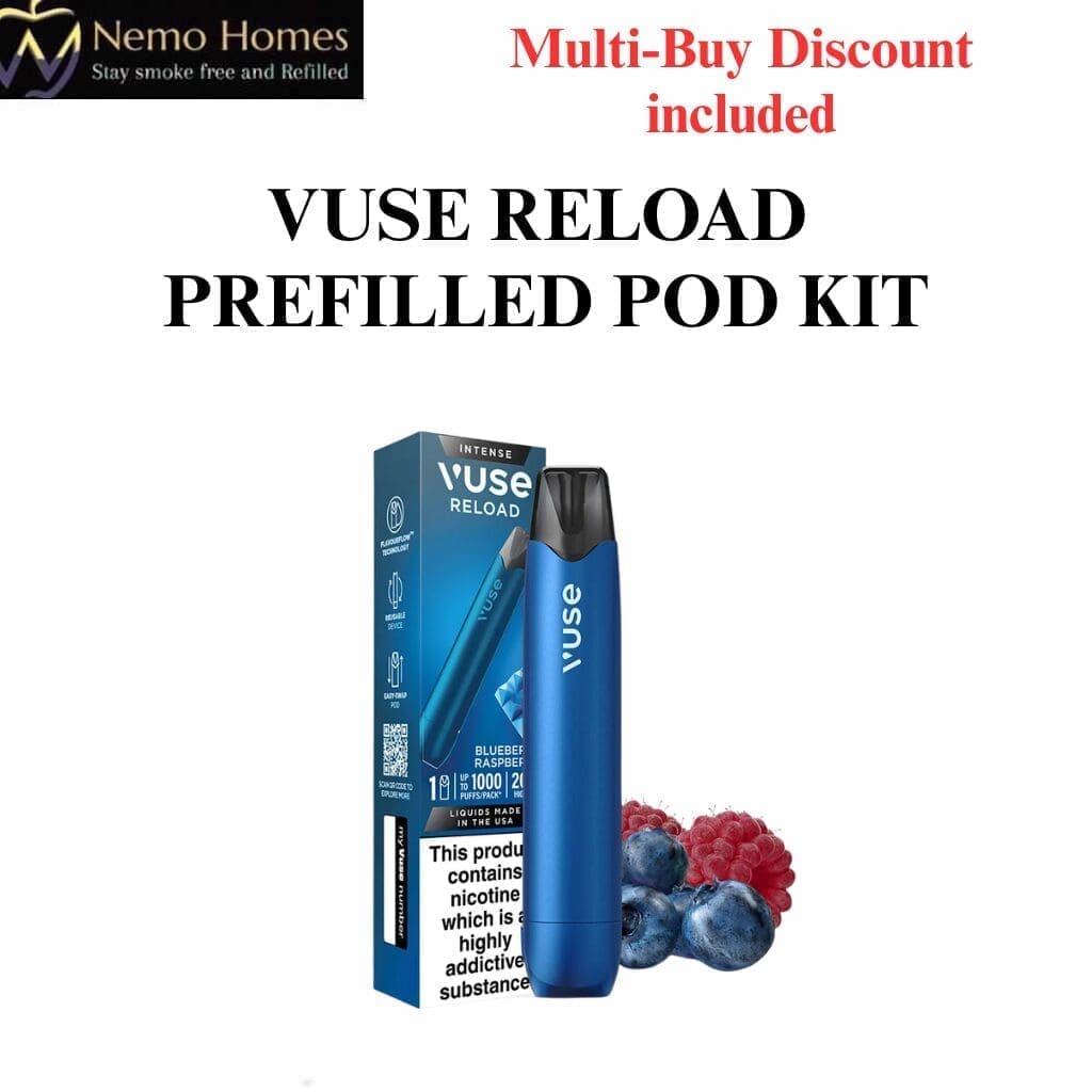 Buy Vuse RELOAD Kit | Pen and Box Device | Fruity Flavours - Free UK Next Day Delivery (no minimum spend)