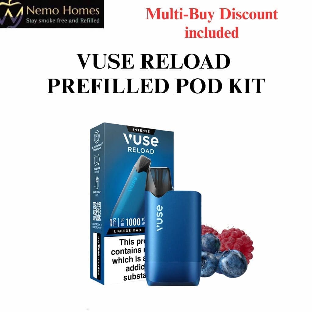 Buy Vuse RELOAD Kit | Pen and Box Device | Fruity Flavours - Free UK Next Day Delivery (no minimum spend)