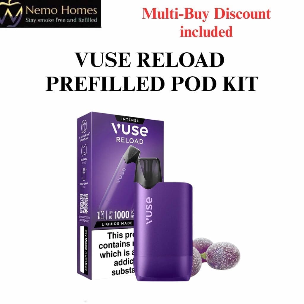 Buy Vuse RELOAD Kit | Pen and Box Device | Fruity Flavours - Free UK Next Day Delivery (no minimum spend)