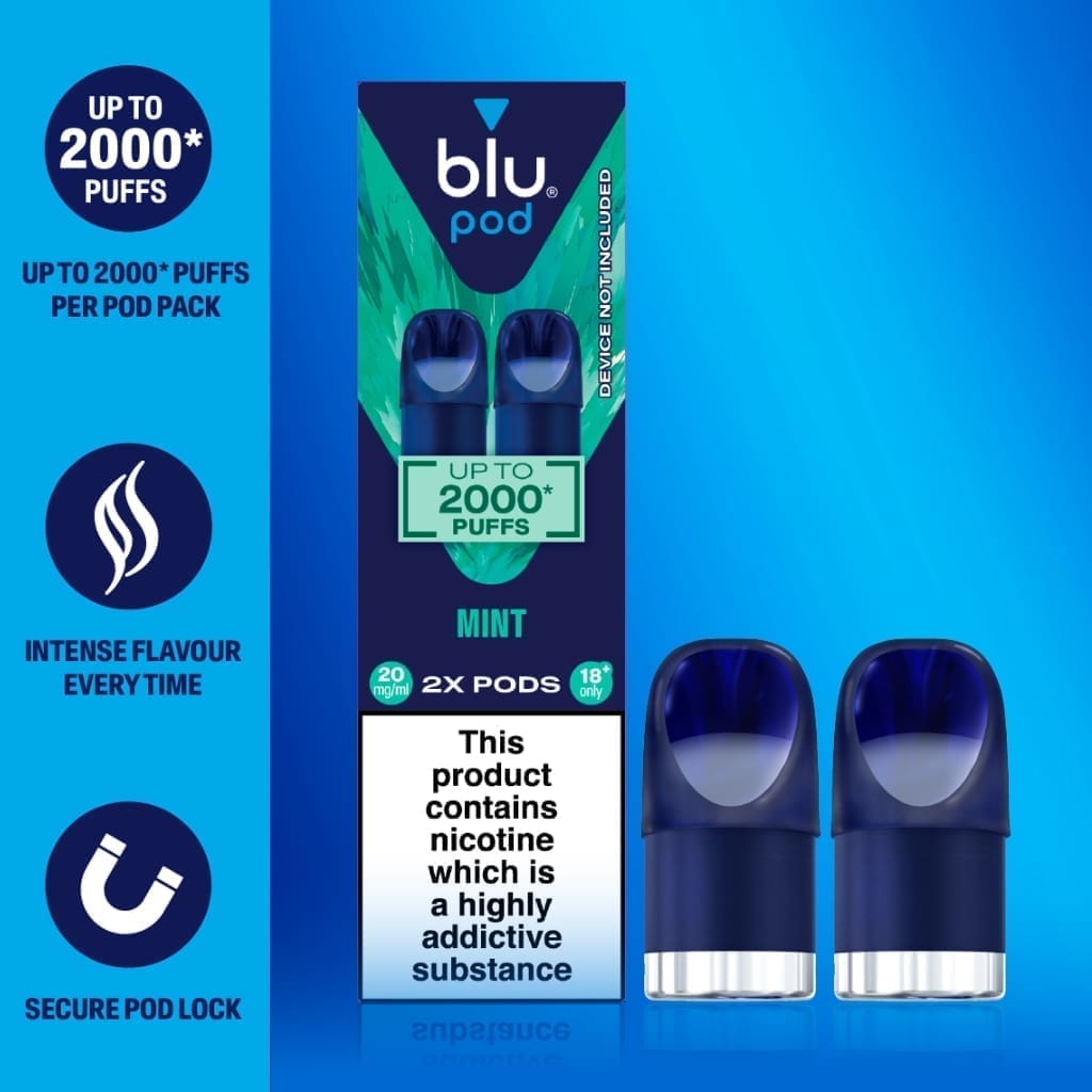 Buy Blu Bar Kit Pod Refills - Free UK Next Day Delivery (no minimum spend)