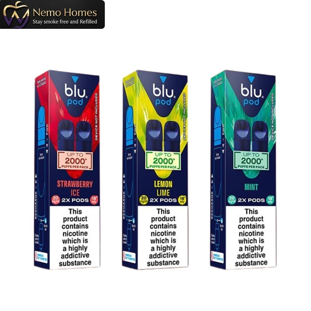 Buy Blu Bar Kit Pod Refills - Free UK Next Day Delivery (no minimum spend)