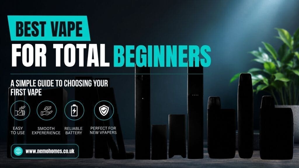Buy Best Vape for Total Beginners: A Simple Guide to Choosing Your First Device beginner vape kit - Free UK Next Day Delivery (no minimum spend)