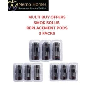 Buy SMOK Solus Replacement Pods - Free UK Next Day Delivery (no minimum spend)