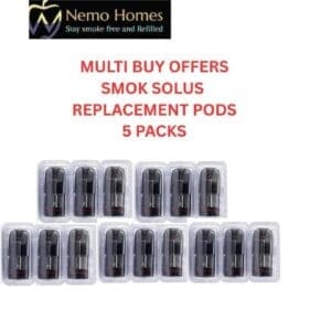 Buy SMOK Solus Replacement Pods - Free UK Next Day Delivery (no minimum spend)