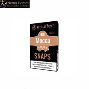 Buy ePuffer SNAPS CARAMEL MOCCA Cartridges - Free UK Next Day Delivery (no minimum spend)