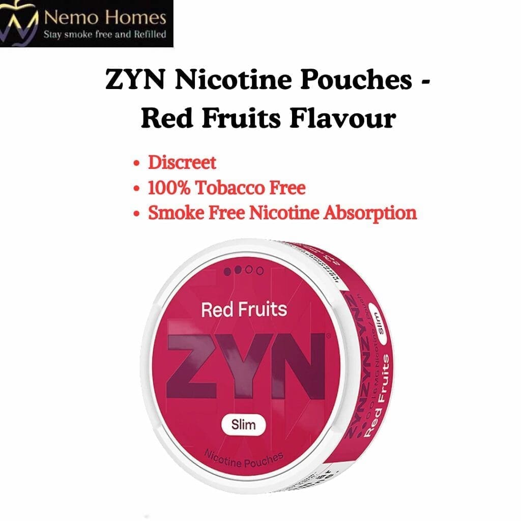 Buy ZYN Nicotine Pouches - Red Fruits Flavour - Free UK Next Day Delivery (no minimum spend)