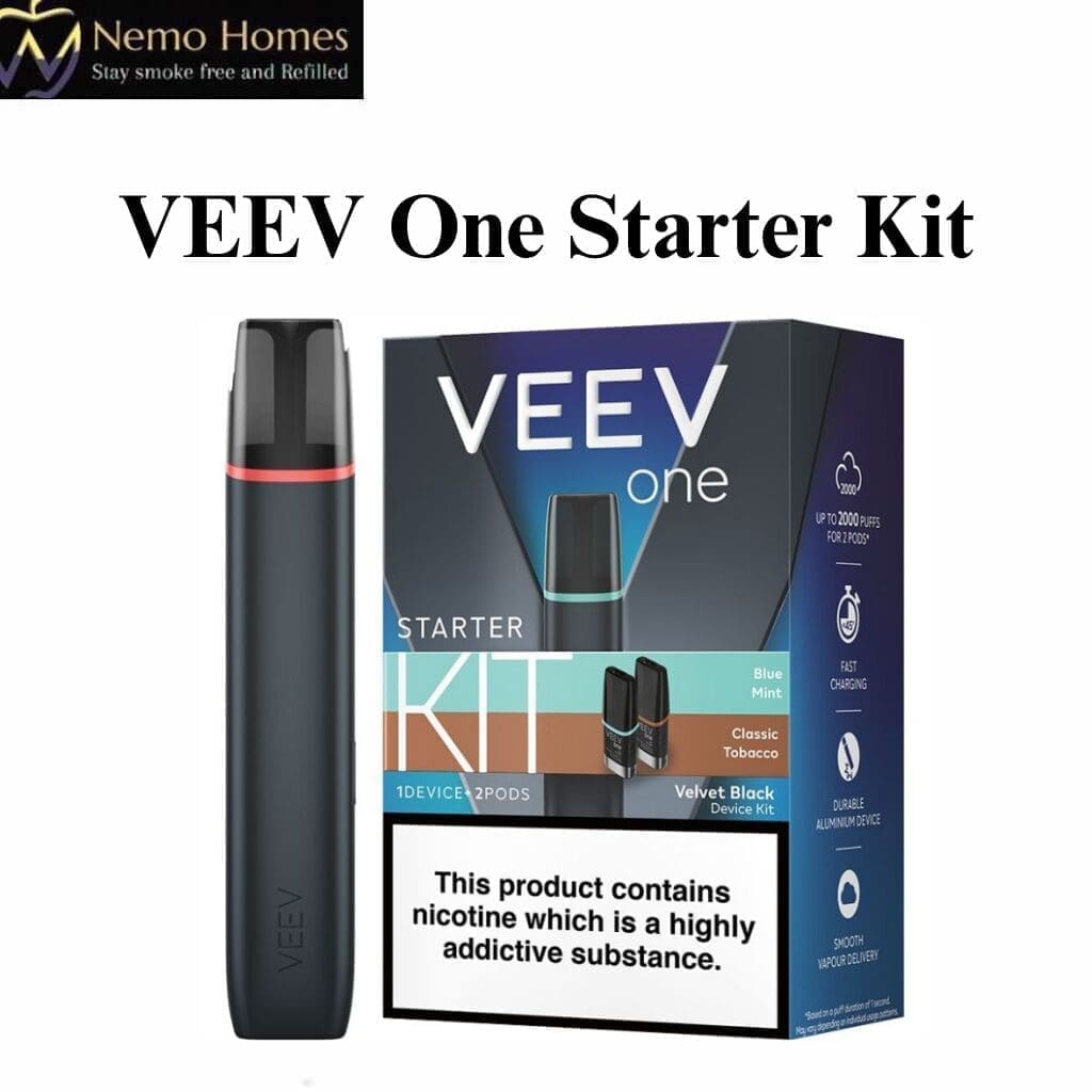 Buy VEEV One Pod Vape Kit +2 Pods - Free UK Next Day Delivery (no minimum spend)