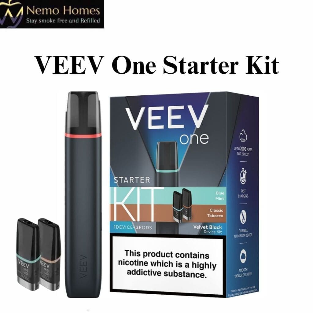 Buy VEEV One Pod Vape Kit +2 Pods - Free UK Next Day Delivery (no minimum spend)