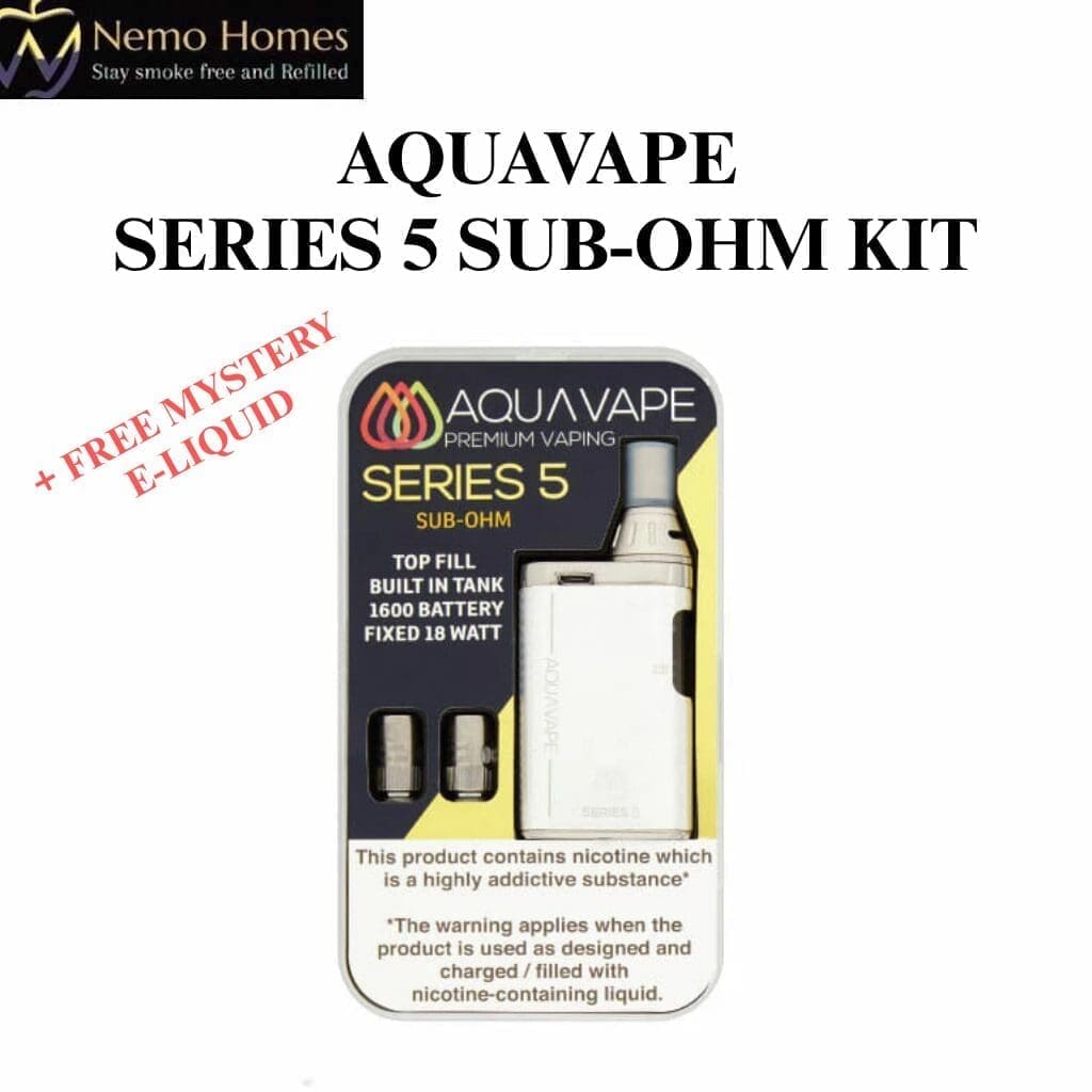Buy Aquavape Series 5 Sub Ohm Kit - Free UK Next Day Delivery (no minimum spend)