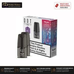 Buy DOT PRO Pods by Liberty Flights - Prefilled Pod - DOT Pro Pod - Blue Raspberry Lemonade - 20mg - Free UK Next Day Delivery (no minimum spend)